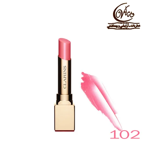 رژ لب جامد جولی کلارنس شماره CLARINS ROUGE PRODIGE NO 102      102