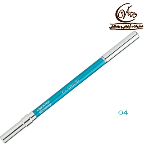 مداد خط چشم ضد آب 04 فیروزه ای کلارنس   Clarins Waterproof Eye Pencil 04 turquoise