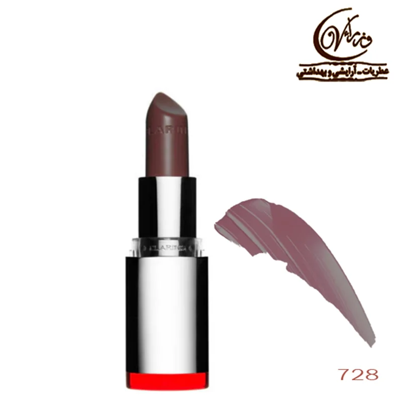رژ لب جولی 728 کلارنس  Clarins Joli Rouge Lipstick 728