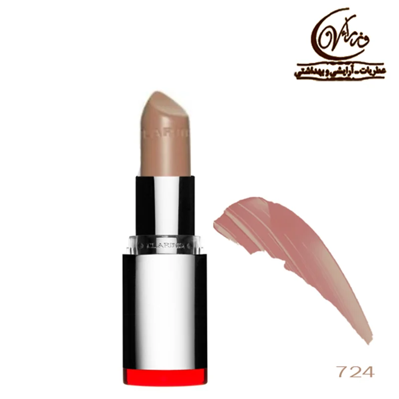 رژ لب جولی 724 کلارنس  Clarins Joli Rouge Lipstick 724