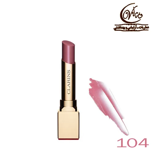 رژ لب جامد جولی کلارنس شماره CLARINS ROUGE PRODIGE NO 104      104
