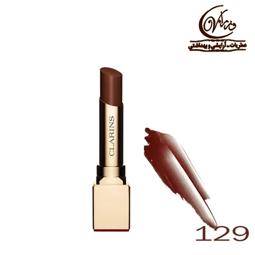 رژ لب جامد جولی کلارنس شماره CLARINS ROUGE PRODIGE NO 129      129