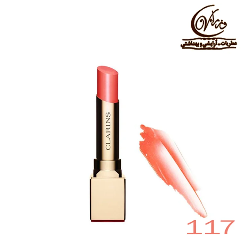 رژ لب جامد جولی کلارنس شماره CLARINS ROUGE PRODIGE NO 117      117