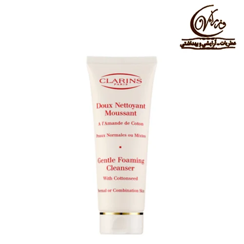 شوینده کف ملایم کلارنس  CLARINS Doux Nettoyant Moussant Peaux Normales ou Mixtes - Mousse Detergente 125 ml